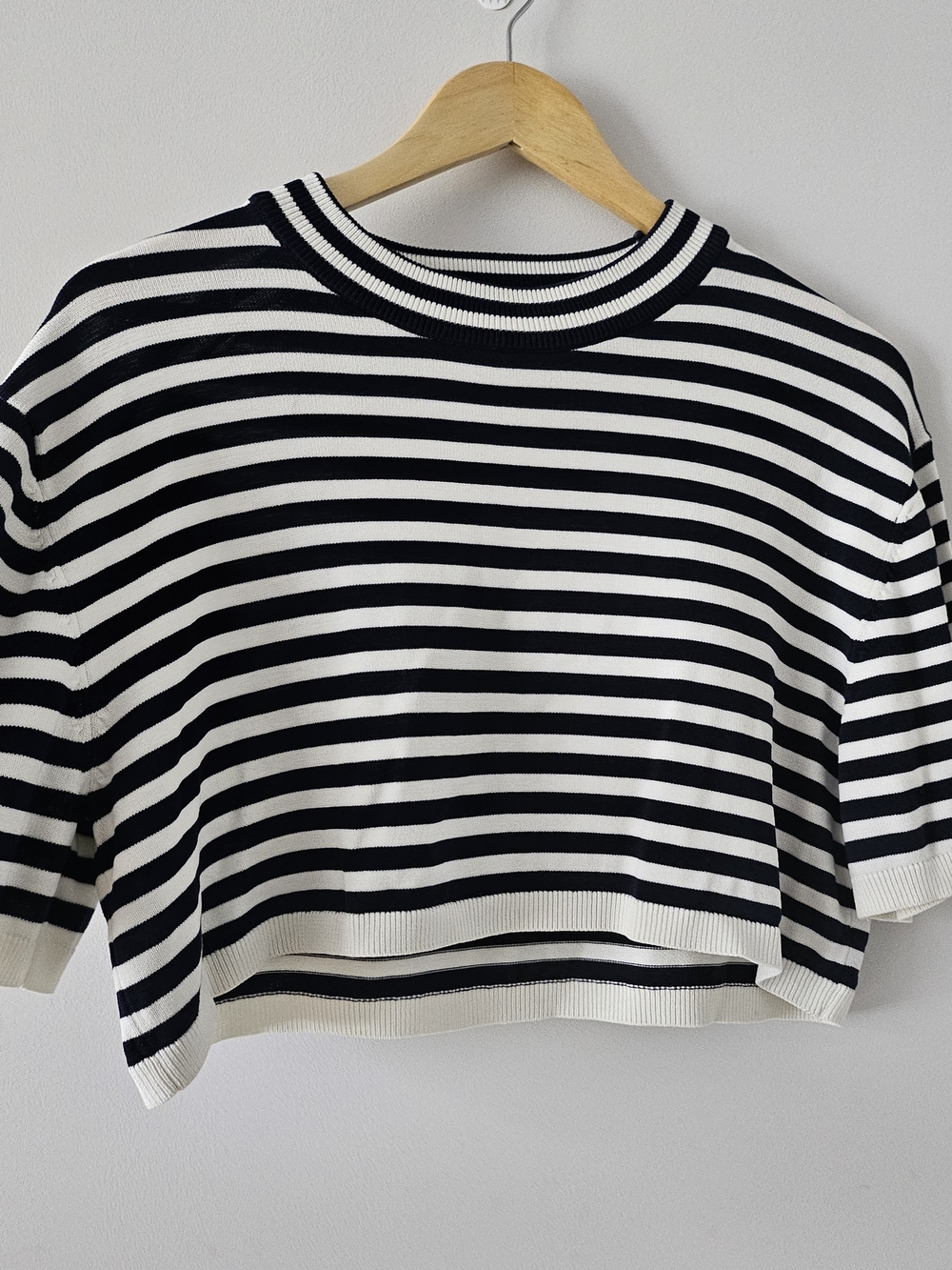 Classic Striped Cropped Top